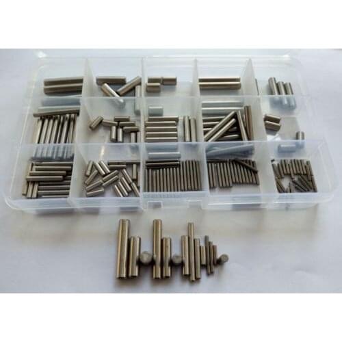 180pcs M2 M3 M4 M5 M6 Stainless Steel Cylindrical Pin Fixed Locating Pins Kits High Quality