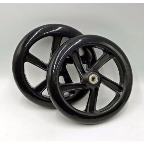 2PCS 200*40mm Stunt Scooter Wheels High Quality Adult Walking Comfortable PU With 608 ABEC-9 Bearing 85A Skates Wheels