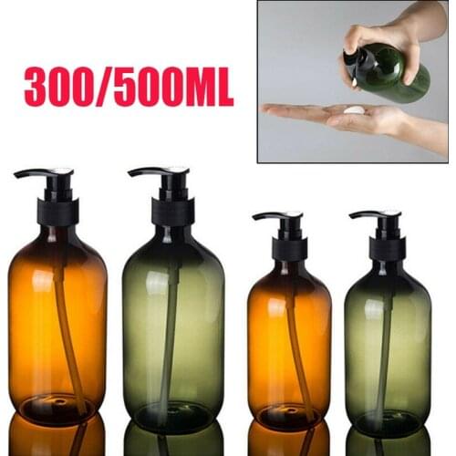 300/500ml Bathroom Portable Soap Dispensers Lotion Shampoo Shower Gel Holder Soap Dispenser Empty Bath Pump Bottle Home