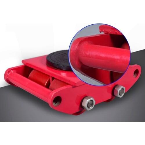 6t CRA series small warehouse cargo trolley, moving skate,transport platform roller tank trolley, roller skid