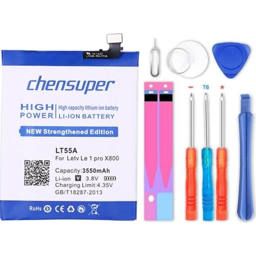 Chensuper 3550mAh LT55A Battery for Letv Le 1 pro X800 Le one pro X800 cell phone battery