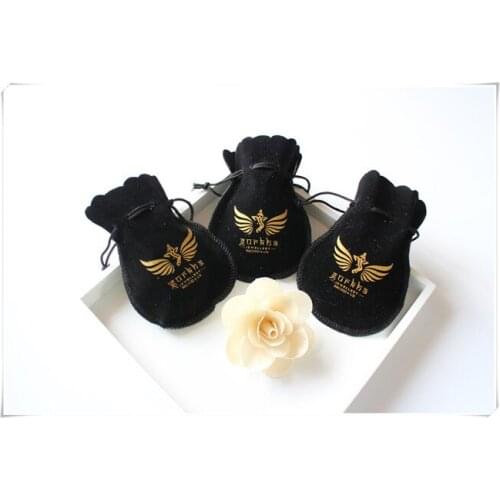 Velvet bag customized Logo velvet Gift Bags velvet Jewellry drawing Package Pouch