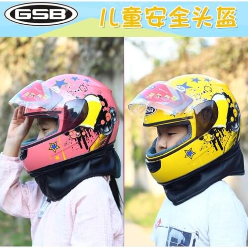 Child motorcycle helmet High-grade children full face kids motorcycle helmet children warm winter helmet