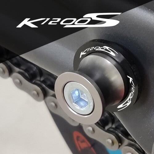 For BMW K1200S 2004 2005 2006 2007 2008 Motorcycle Accessories Swingarm Spools Slider 8MM Swingarm Stand Screws Slider Protector