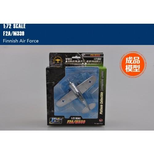 EASY MODEL scale models 36384 1/72 scale aircraft F2A M339 assembled model finished model do not need to assemble scale aircraft