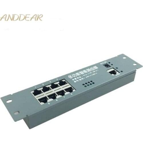 Mini router module Smart metal case with cable distribution box 8 ports router OEM modules with cable router Module motherboard