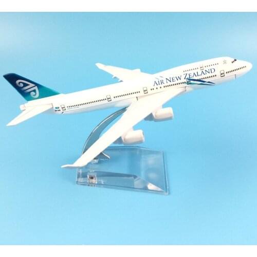 16cm Air New Zealand Boeing 747 Aircraft Model Diecast Metal Model Airplanes 1:400 Metal Aeroplane Plane Airplane Model Toy