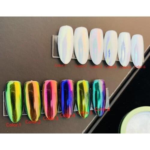 Intense Colorshift Pigment White Particle Chameleon Powder