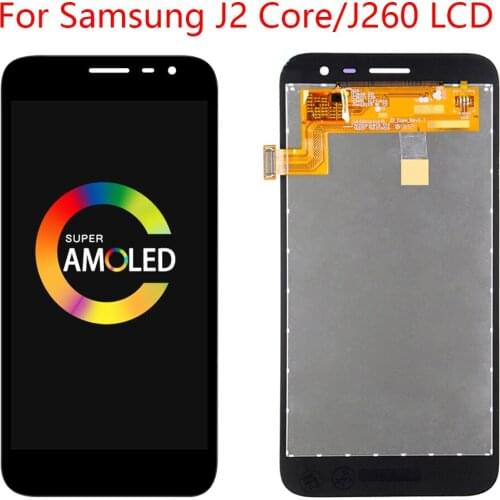 Original J260F LCD for Samsung Galaxy J2 Core 2018 J260 J260M/DS J260F/DS J260G/DS LCD touch sensor digitizer assembly