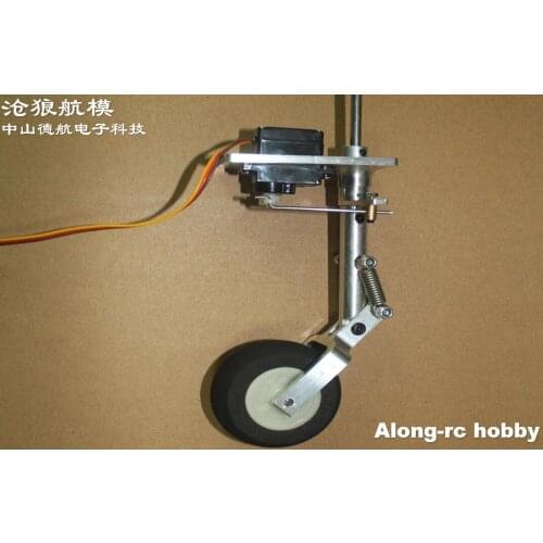 Front or Tail Kneeling Landing Gear Damping and Turn with Servo suitable for RC Model Aircraft RC EDF JET Plane DIY part