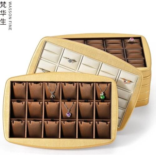 Jewelry Display Plate Ring Earring Bracelet Plate Pendant Necklace Jewelry Storage Tray Set Prop