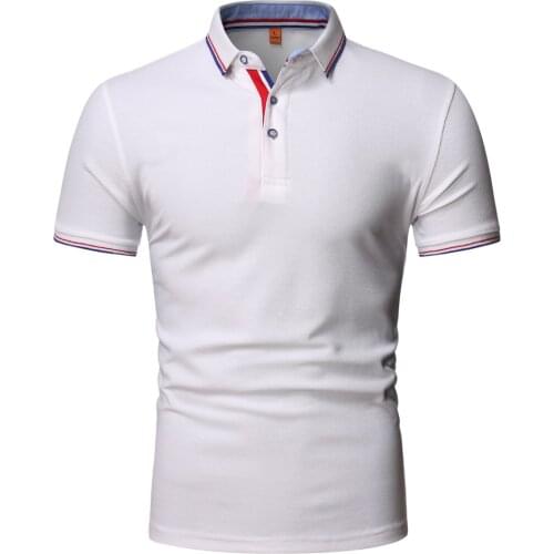 Polo shirt men high quality brand mens polo shirt Casual fashion cotton polo shirt Short sleeve men breathable cozy men clothes