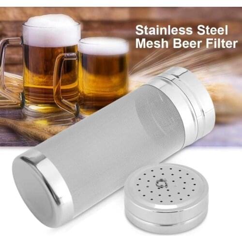 300 Mini Stainless Steel Mesh Beer Filter for Homemade Brew Home Coffee Dry Hopper Beer Brewing Coffee Filter