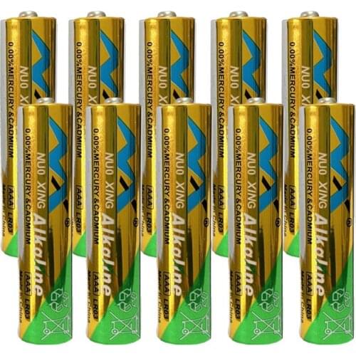 10Pcs 1.5V AAA LR03 Alkaline Battery E92 AM4 MN2400 For Electric toothbrush Toy Flashlight Remote control 3A Dry Primary Cell