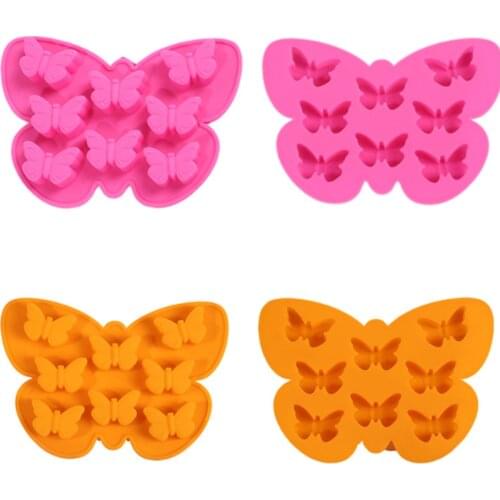 3d Silicone Mold Butterfly Silicone Tray Mold Candy Soap Cookies Decor Baking Mould Ice Cube Baking Kitchen Supplie Accessories