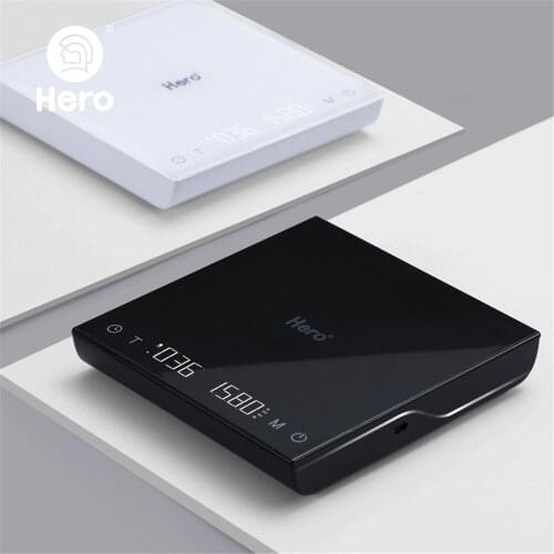 Coffee Scale Smart Digital Scale Pour Coffee Electronic Drip Coffee Scale With Timer Scale USB Charging Kitchen Scale Waterproof