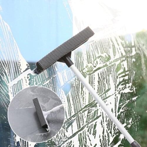 Telescopic rubber spatula floor cleaner trowel for tiles sponge for washing window scraper squeegee Glass tool House washer