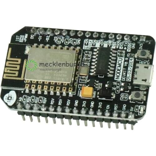 USB NodeMcu CH340 CH340G WiFi Internet of Things (IOT) module ESP8266 ESP-12E classic-style breadboard