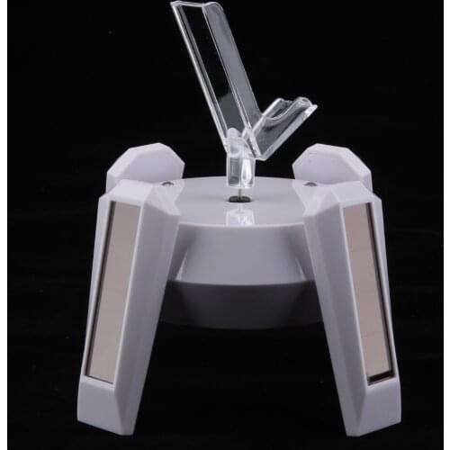 Solar Powered Jewelry Phone Watch 360° Rotating Display Stand Turn Table, 11 x 11 x 16 cm / 4.33 x 4.33 x 6.3 inch