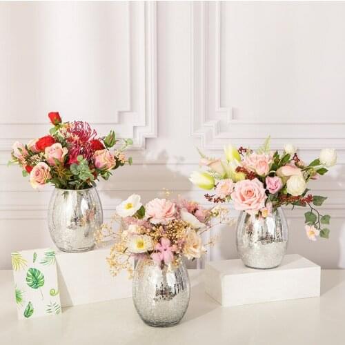 Live in adornment vase flower art set sitting room tea table is decorated tabletop false flower is inserted flower is placed