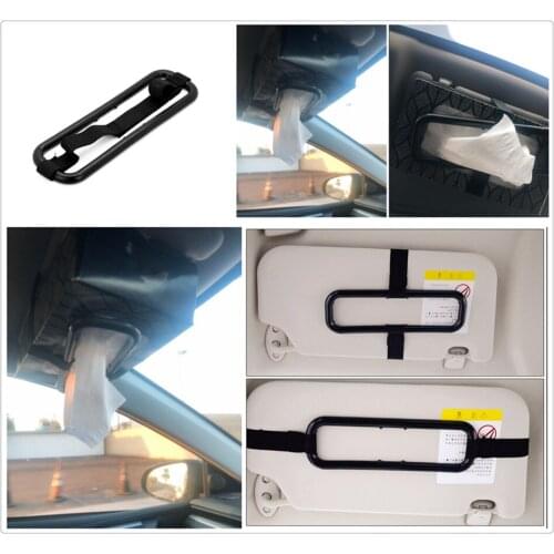 1PCS car interior sun visor chair back tissue box hanging for Mercedes Benz F015 B-Class E53 C63 C43 C-Class