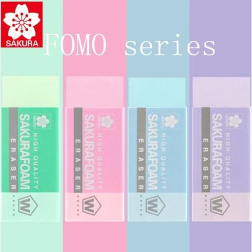 5pcs Japan Sakura Eraser XRFW-100 High Polymer Ultra Clean Fine Art Professional Sketch Eraser Student Wipe Clean