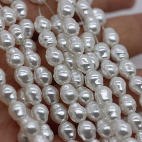 50pcs Imitation Baroque Pearl Beads Irregularity Loose Beads for DIY Jewelry Making Pearl Necklace Earrings Bracelet Accessories