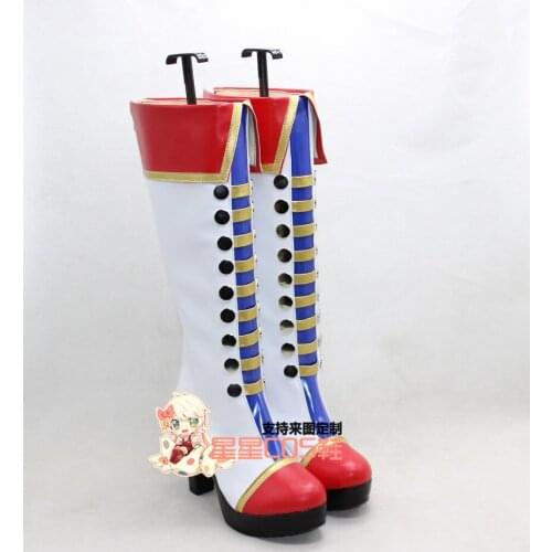 Uta No Prince Sama Girls White Long Cosplay Shoes Boots X002