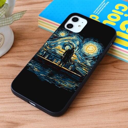 For iPhone Starry Fall (Sherlock) Soft TPU border Apple iPhone Case