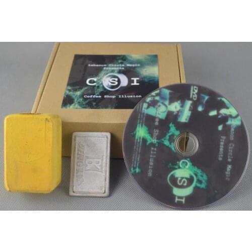 CSI - Coffee Shop Illusion (DVD + GIMMICK) Magic Tricks Amazing Close Up Magic Props Mentalism Gimmick Magic Props Party Shows