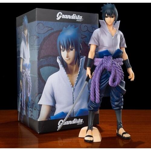 20cm Anime Figurine Shippuuden Uchiha Sasuke Assistants Decoration Model Collectible Model Toy Movie&TV Model Action Figure PVC