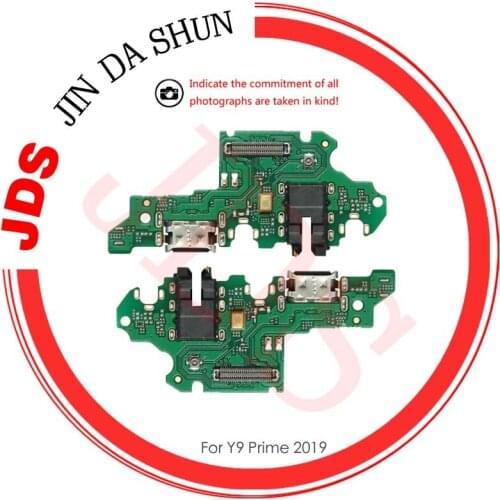Head Jack Audio Charger Board Flex Cable USB Charging Dock Connector Microphone For Huawei Y9 Prime 2019 Ribbon
