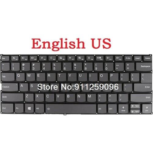 Laptop Keyboard For Lenovo S530-13IML S530-13IWL English US PD4S SN20Q40647 9Z.NDUSN.301 With Backlit New