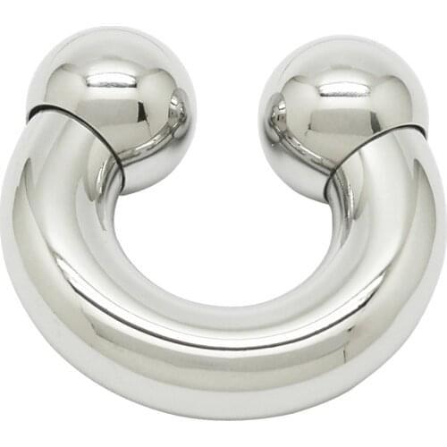 10mm thick 316L stainless steel body piercing jewelry circular barbell piercing ring body jewelry