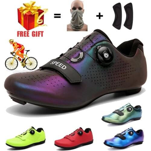 Ventosear Women Speed Profession MTB Dirt Enduro Cycling Shoes Men Road Bike Sneakers Male SPD Flat Mountain Boots Bicycle Shoes