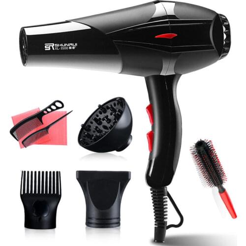 Professional Strong Power Hair Dryer for Hairdressing Barber Salon Tool Blow Dryer 220-240V Hairdryer with Blue Negative Ion 40D