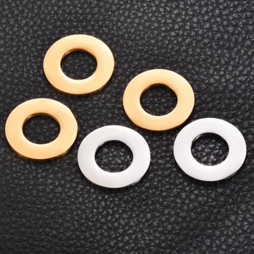 5pcs 25mm Hollow Round Disc Stamping Blank Tag Connector Charms Findings DIY Crafts Jewelry Making Accessories