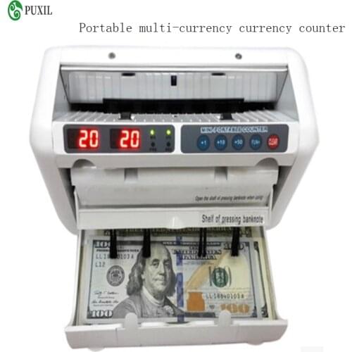Money Counter For EURO US DOLLAR Multi-Currency Compatible Bill Cash Money Currency Counter Machine