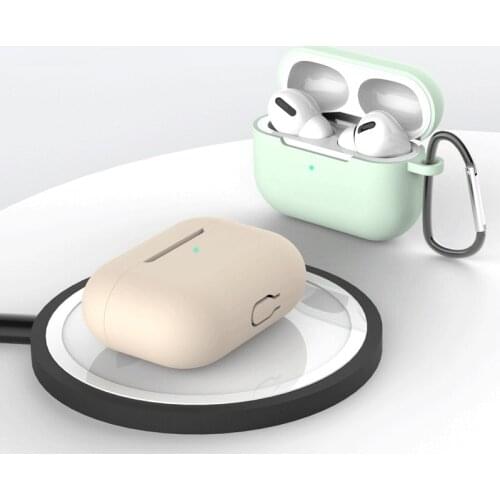 Silicone Cover Case For apple Airpods Pro Case sticker Bluetooth Case for airpod 3 For Air Pods Pro Earphone Accessories skin