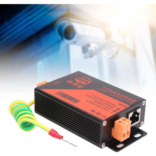 CCTV System Surge Suppressor POE Arrester Protector Gigabit Network Power Protection for multiple devices