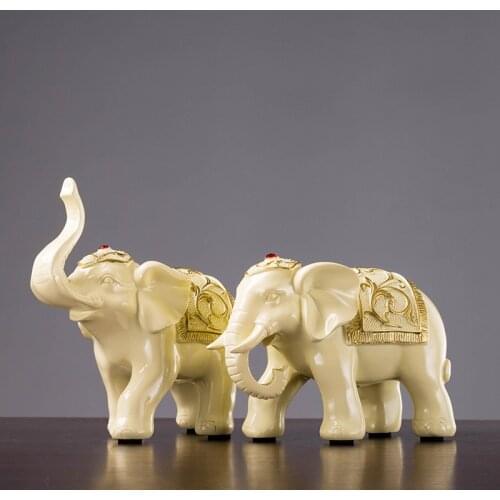 Elephant living room wine cabinet TV cabinet ornament creative home xuanguan ornaments