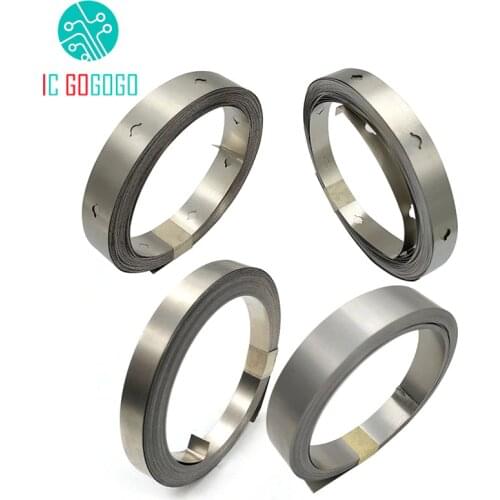 32650 Battery Connector 0.15 *10 *32.5mm 8mm 15mm Nickel Plated Steel Bar Spot Welding Nickel Strip Sheet Pack Belt free bracket