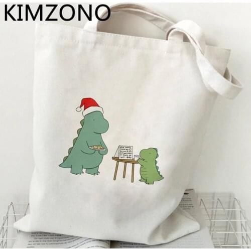 Dinosaur shopping bag reusable bolsas de tela bolso recycle bag bag reusable string custom