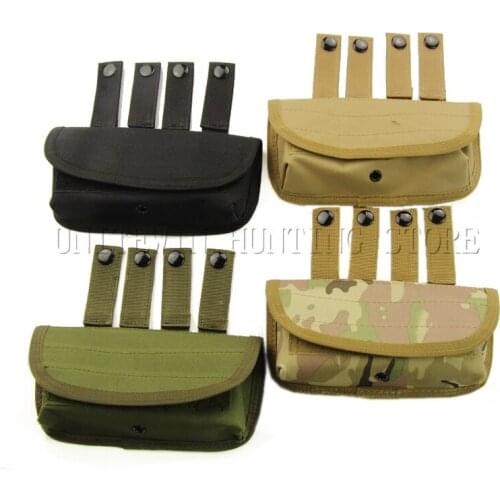Tactical Molle ShotGun Shotshell Reload Shell Holder Pouch 12 Shells