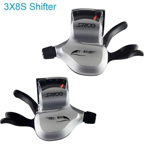 S-Ride MTB Conjoined DIP 3X8 Shifter 8 Speed Triple MTB Derailleur 24 Speed Shift Mountain Bike Part Compatible for Shimano