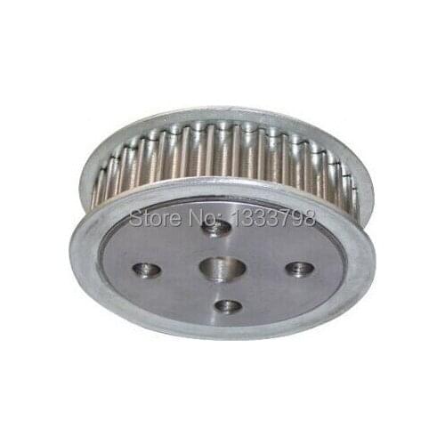 High-precision Aluminum Alloy 30mm bore 4*M3 screw 44teeth AT20 timing pulleys