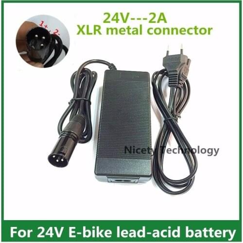24V 2A Scooter Battery Charger for Jazzy Power Chair,Pride Hoveround Mobility,schwinnS300 S350 S400 S500 S650,Ezip 400 500 650