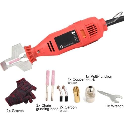 180W 5 Speed 37000rpm Power Grinder Chain Saw Sharpener Handheld Power Chain Machine Electric Grind Chainsaw Sharpening Machine