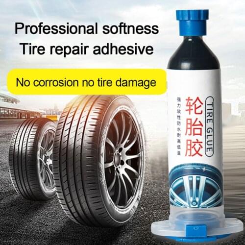 30ml Auto Tire Repair Adhesive Patches Glue Bicycle Car Tyre Cement Repair Tool