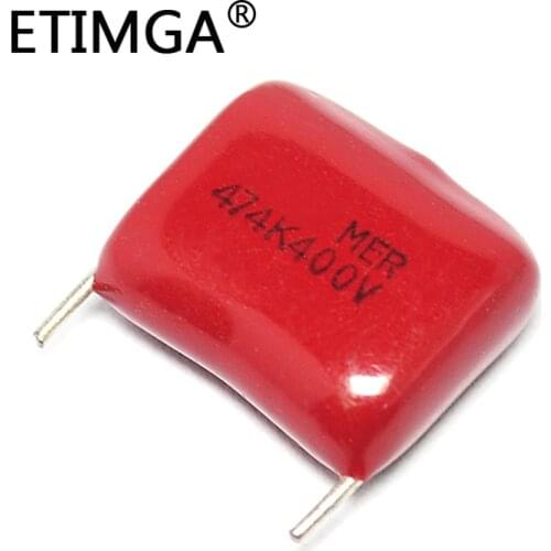 5PCS/LOT CBB Capacitor 400V 474K 470nF 0.47uf 400V/474 Polypropylene Film Capacitor